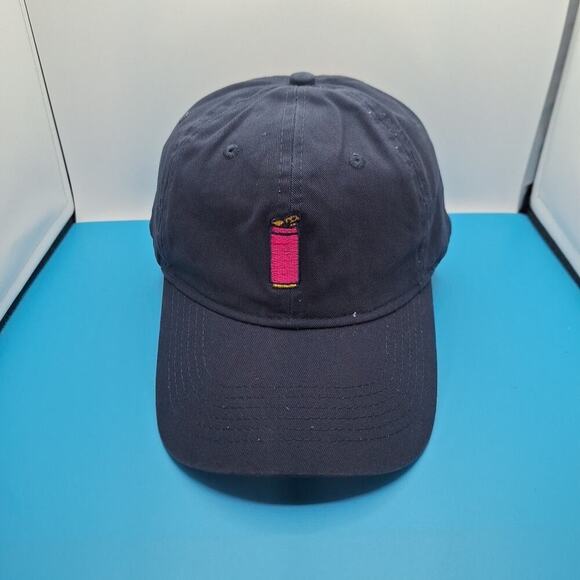 FAUX PAS (Cocktails) Baseball Cap Hat Adjustable Strapback Navy Cotton - Picture 1 of 7